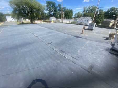 Commercial Roof Replacement - O'Connell Motors Framingham